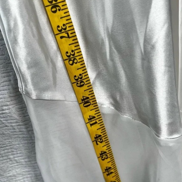 Vintage Gold Label Victoria's Secret Maxi Slip Dress white cream spaghetti strap - Picture 13 of 15